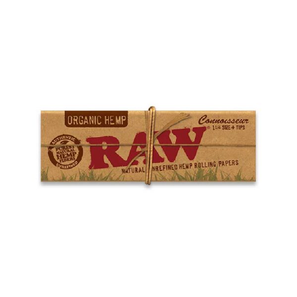 RAW Organic Hemp 1¼ Connoisseur W/Tips 
