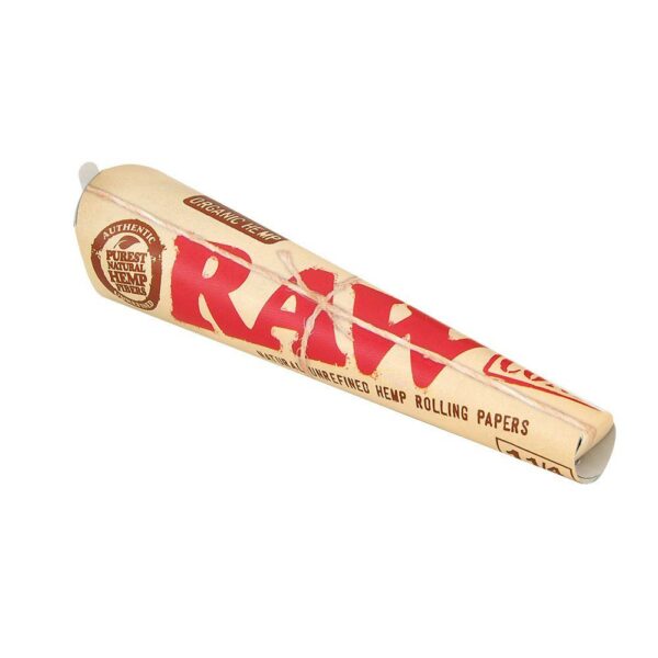RAW Organic Pre-Rolled Cone 1¼ 6 Cones/Pack