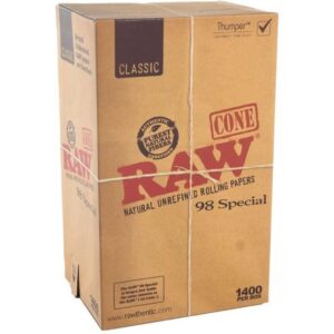 RAW Pre-Rolled Classic Cone 98 Special – 1400/Box