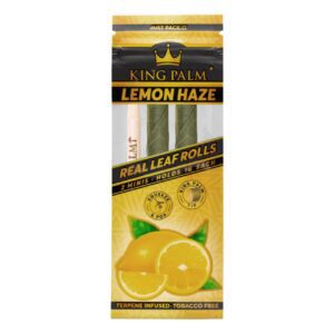King Palm Mini Pre Rolls - Lemon Haze (2/Pk) - Haze Smoke Shop, Canada