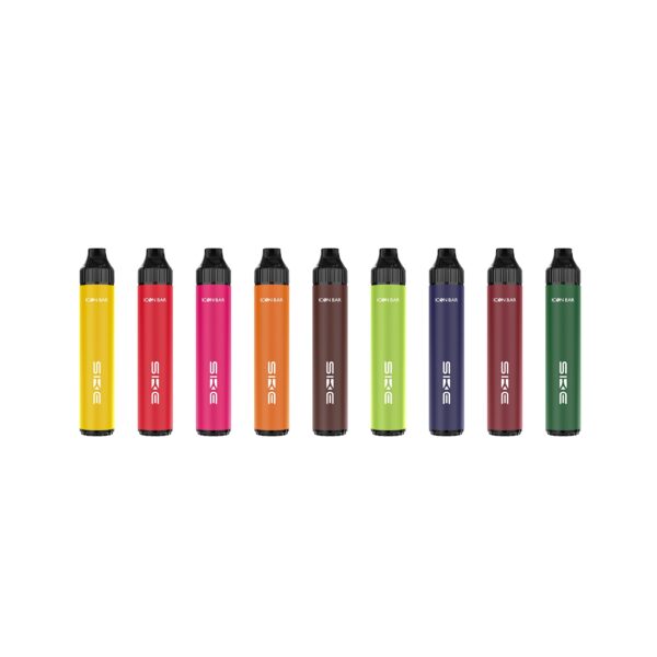 Crystal Bar Icon Disposable vape kits multiple colors 
