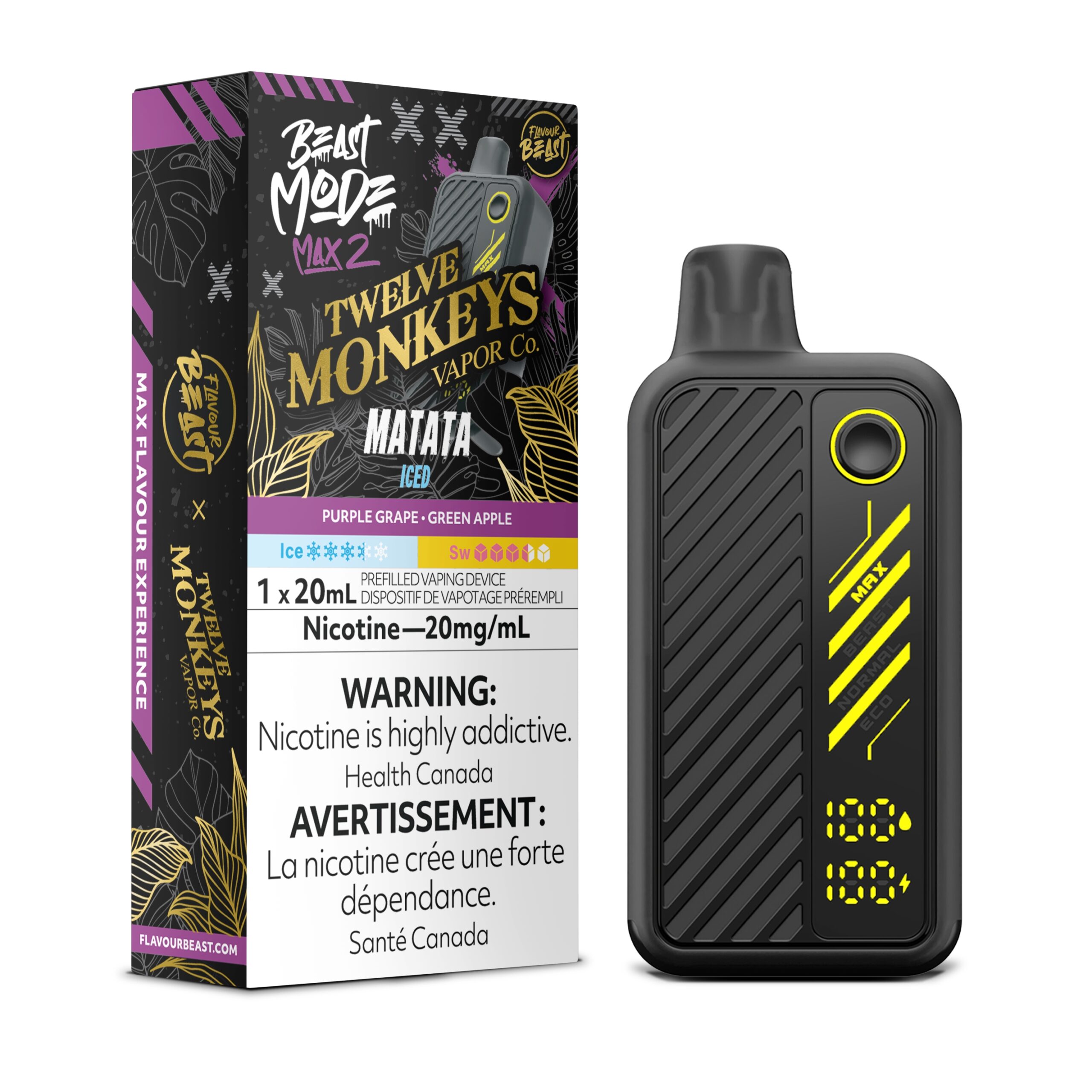 Flavour Beast Beast Mode Max 2 50K Disposable - C$39.99 - Haze Smoke Shop