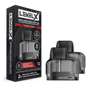 Level X Refillable Dual Coil Pod 5.5mL - Haze Smoke Shop - Canada's #1 Smoke and Vape Shop
