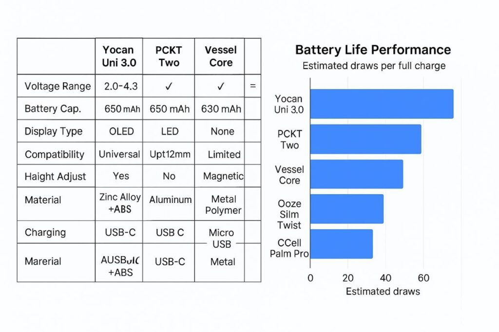 Yocan Uni 3.0 510 Battery