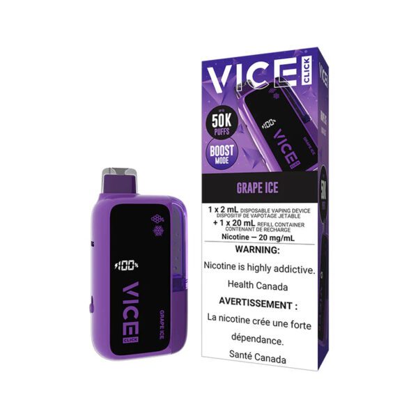 Vice Click Disposable 50K Puffs - Haze Smoke Shop - Canada's #1 Smoke and Vape Shop